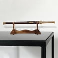 thumbnail image 3 of Raindrops Flute Display Holder Wooden Flute Storage 1Pack for Musicians, 3 of 8