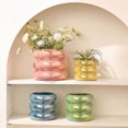 thumbnail image 5 of Ceramic Plant Pot Indoor, Flower Pot With Drainage Hole, Small Bubble Design For Home And Office Decor 11*11*9.3, 5 of 5
