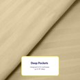thumbnail image 5 of Piece Thread Count Egyptian Quality Deep Pocket Bed Sheet Set Pillow Cases Queen, 5 of 5