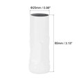 thumbnail image 4 of Uxcell E14 Bulb Socket with Wire 3 Inch Tall White Candle Covers Kit, 6 Sets, 4 of 6
