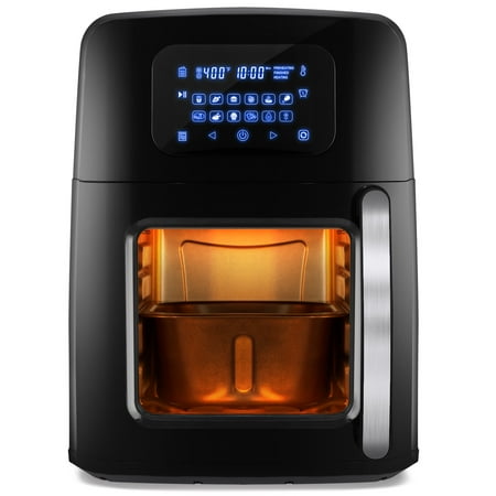 - Best Choice Products 12.4qt 1700W 12-in-1 Programmable Electric XL Air Fryer Oven, Rotisserie, Dehydrator Cooking Set w/ 7 Accessories, LED Touchscreen, Viewing Window, Overheat Protection