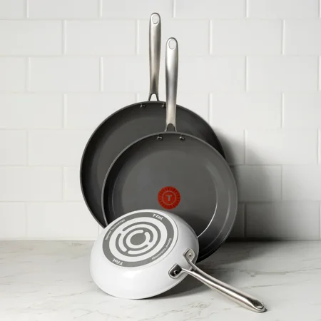 T-Fal Ceramic Non-Stick Frypan Set, 3 Piece