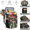 thumbnail image 5 of Insulated Cooler Backpack,Cooler Bag Insulated Leak Proof Travel Cooler Bag Waterproof Lunch Picnic Beach Work Trip Thermal Bag Drink Beverage Beer Bag Cooler Mushroom, 5 of 6