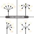 thumbnail image 5 of Medusa Floor Lamps Standing Lamps 5 Heads Adjustable Reading Light Large Shade Use E26 A19 Bulb Floor Lamps for Living Room Bedroom (Black), 5 of 6