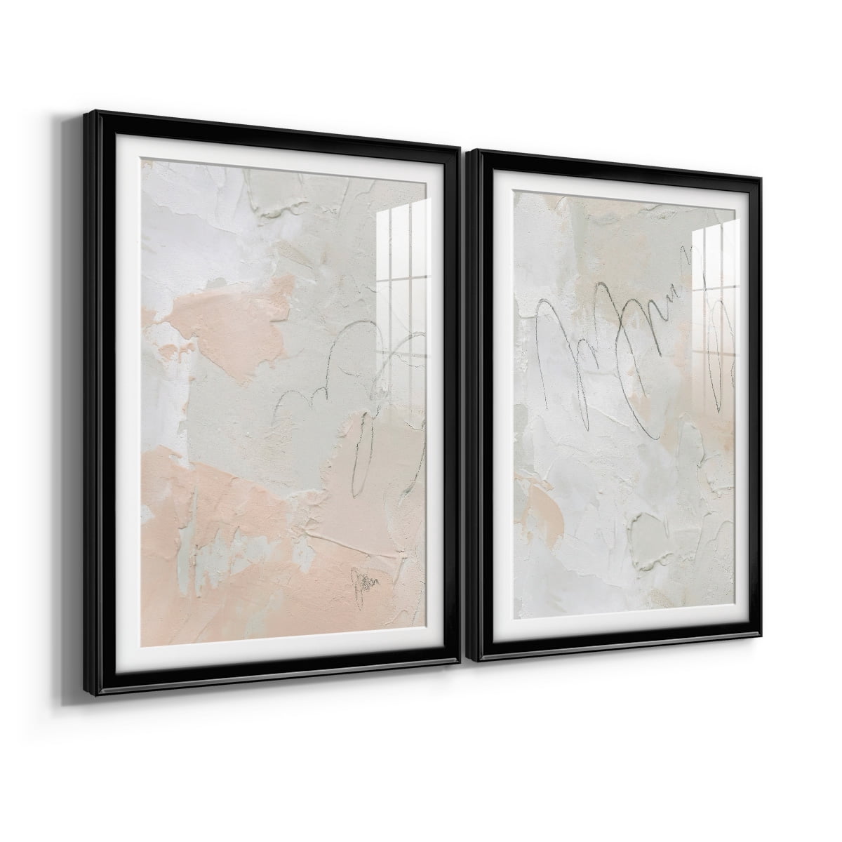 Wexford Home Twitch I Premium Framed Print, 22.5" x 30.5" - Ready to Hang, Black (Set of 2)