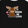 thumbnail image 4 of Inktastic It Moose Be Love with Cute Moose Boys or Girls Long Sleeve Toddler T-Shirt, 4 of 5