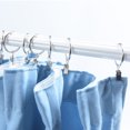 thumbnail image 3 of Curtain Rings, 40pcs Curtain Rings, ID 40mm Silver Metal Decorative Hook Set, Rust Resistant, 3 of 5