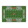 thumbnail image 1 of Sports Area Carpets Retro Football Field and Rugby Mats Non Living Room Dining Room Dormitory Bedroom Decorative Area Rugs, 1 of 4