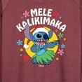 thumbnail image 3 of Lilo & Stitch - Mele Kalikimaka - Women's Lightweight French Terry Long Sleeve Shirt, 3 of 5