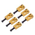 thumbnail image 1 of 6pcs Vintage Brass Guitar Bridge String Sillines Accesorios para guitarras eléctricas Abanopi Sillines de cuerda, 1 of 6