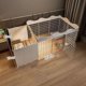 thumbnail image 4 of Pet Fence Home Dog Houses Indoor Small Dog Kennels Creative House For Dog Household Dog Supplies Isolation Door With Toilet Area ShopWise Round, 4 of 13