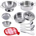 thumbnail image 1 of Juguetes de cocina Pretend Play Rupnoflbui para niños con utensilios de cocina, 11 piezas, 1 of 7