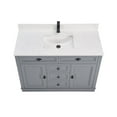 thumbnail image 6 of Legion Furniture WS2516-48-CD 48 in. Cadet Finish Solid Wood Sink Vanity, 1 ft. Artificial Stone Top, 6 of 10