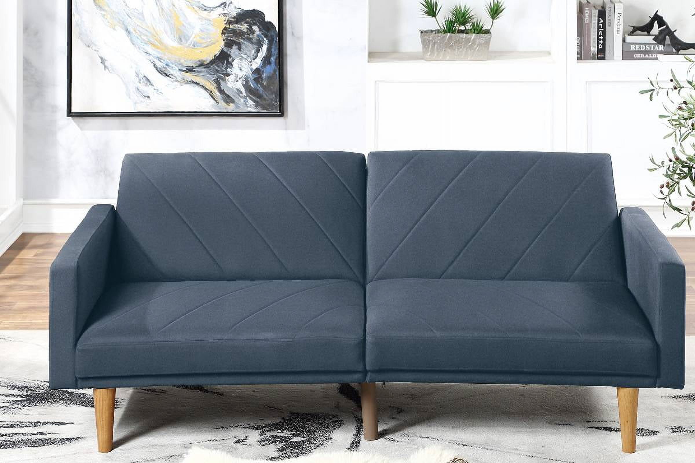 1/26迄 rikoao sofa navy Clearance! Navy Blue Couches and Sofas, Mid Century