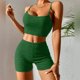 thumbnail image 1 of Trajes deportivos de Fitness para mujer, ropa de gimnasio de Color sólido, jersey de cintura elástica con cuello redondo FLhrweasw Nuevo, 1 of 9