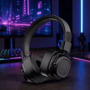 RNKR Wireless Bluetooth Over-Ear Headphones, Foldable Stereo Headset, Soft Cushioned Ear Pads, Hi-Fi Sound, Long Battery Life, for Music, Gaming, Travel, Work