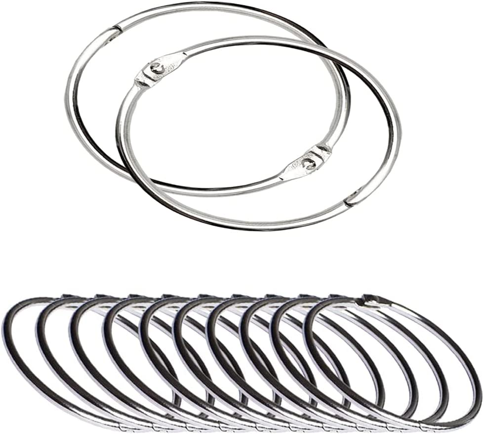 Binder Ring, 2.76 Inches, Book Ring, Index Card, Metal Ring, Flash Card