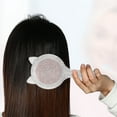 thumbnail image 5 of 1pc Women Cat's Ears Air Cushion Hair Brush for Straight Curly Hair Silver Tone ABS TPR, 5 of 6