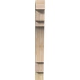 thumbnail image 2 of Ekena Millwork 4"W x 24"D x 36"H Merced Block Rough Sawn Bracket, Douglas Fir, 2 of 25