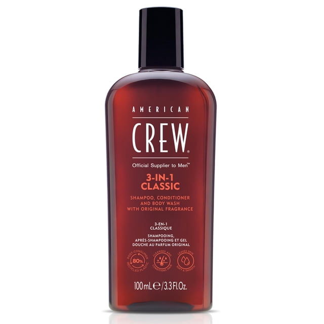 Champú, acondicionador y gel de baño 3 en 1 American Crew 100 ml