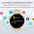 thumbnail image 3 of Reloj Inteligente Mujere Hombre Deportivo Llamada Bluetooth Color De La Correa Gold, 3 of 8