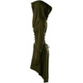 thumbnail image 3 of Vestido gótico de mujer, ropa medieval, disfraz de Halloween, vestido renacentista con capucha para Halloween, carnaval, 3 of 5