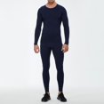 thumbnail image 3 of Conjunto de camiseta y pantalones térmicos de invierno para hombre, ropa interior cálida, 3 of 4