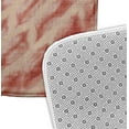 thumbnail image 2 of Simply Daisy 24" x 17" Plush Microfiber Orange Shibori Stripe Bath Mat, 2 of 3