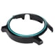thumbnail image 4 of Estuche protector de marco de cubierta completa para reloj inteligente, carcasa rígida protectora deportiva para reloj Haylou RS3 LS04, negro y azul, 4 of 12