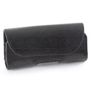 GE/Sanyo Black Leather, Horizontal Case for Nokia 5100, 6100 & 7100 Series Cell Phones