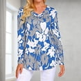 thumbnail image 1 of TIMIFIS Mode Automnale pour Femmes Tunique à Manches Longues d'Automne pour Femmes pour Porter avec des Leggings Blouse Décontractée à Col en V T-Shirt Blouse pour Femmes, 1 of 7