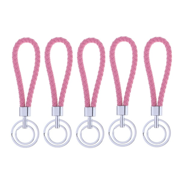 KLKCMS Woven Key Chains Strap Keychains - Simple Keychain Useful Key ...