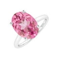 thumbnail image 2 of Sterling Silver with Pink Topaz Solitaire Ring, 2 of 6