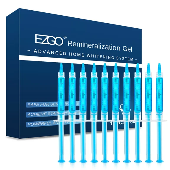 EZGO 10pcs 3ml Remineralization Gel, Reducing Sensitivity Teeth After Teeth Whitening, Remineralizing and Desensitizing, Strengthening Enamel