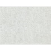 Warner Textures Kensho Off-White Parquet Wood Wallpaper, 27-in by 27-ft, 60.8 sq. ft