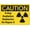 Warning Sign 1, variant on Caution Xray Radiation Bilingual Spanish Sign 12 x 8 Inches - Rust-Free Aluminum, UV Protected, Waterproof, 4 Pre-Drilled Holes