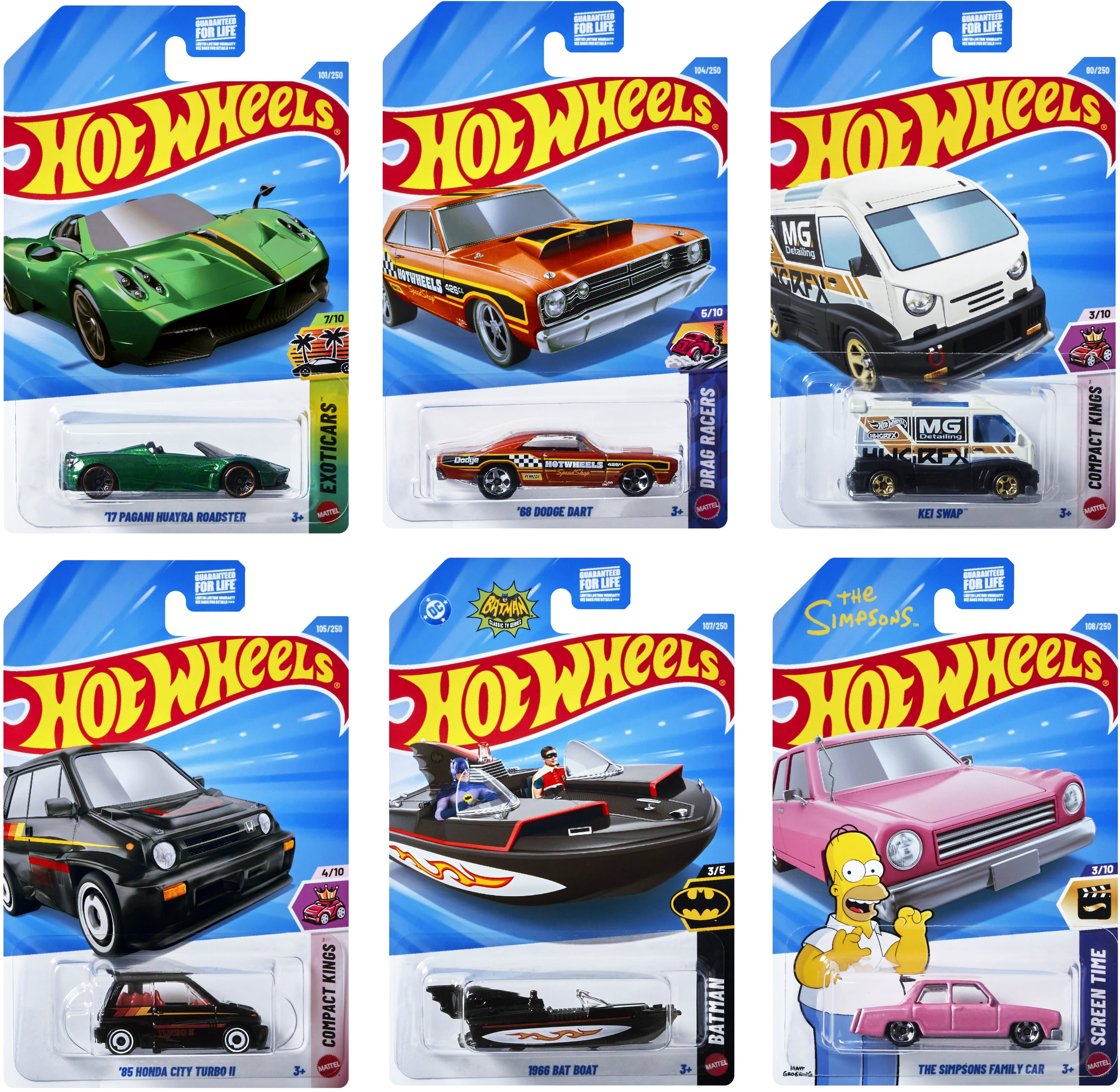 Hot Wheels Basic 1:64 Car 72-Piece F Assortment