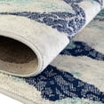 thumbnail image 5 of Rugs.com Ariel Collection Rug – 4 Ft Round Blue Medium Rug Perfect For Kitchens, Dining Rooms, 5 of 8