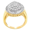 thumbnail image 3 of 10KT Yellow gold 1 CTTW Round and Baguette Cut Diamond Ring(I-J, I1-I2), 3 of 5