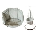 thumbnail image 4 of Cojines engrosa ​​del cojín del asiento de la silla del columpio Cubiert gris Sunnimix cojín del asiento, 4 of 8