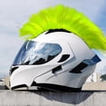 thumbnail image 3 of Peluca de pelo ,Pelucas para casco Peluca de pelo Decoración de casco de motocicleta,Peluca de motocicleta Cosplay Fiesta Bicicleta Esquí,Peluca de cabeza rapada Extensiones de moño, 3 of 8
