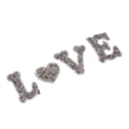 thumbnail image 1 of Cristales Blesiy en Apliques Imitación de Cristal Parche de Aplique de Letra LOVE, 1 of 8