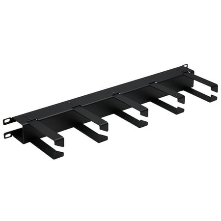UPC: 0037332239921 | Tripp Lite Horizontal Cable Manager – Metal Rings Black 1u – Cable Management Rack (horizontal) – Black – 1u – 19