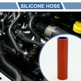 thumbnail image 2 of Unique Bargains 1 Set 30mm/1.18" ID 150mm/5.91" Length 0 Degree Red Blue Silicone Hose with Clamps Coolant Hose Universal, 2 of 7