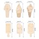 thumbnail image 2 of Recortes de madera en forma de helado, madera para pintar recortes para arte y manualidades, 30 sets, 2 of 4