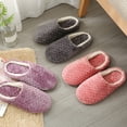 thumbnail image 5 of KYAIGUO Fall Winter Cotton Slippers for Mens Womens Jacquard Soft Bottom Non-slip Shoes Indoor Wooden Floor Cotton Slippers, 5 of 9