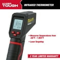 Hyper Tough Infrared Thermometer, Batteries Included, from 58 °f to