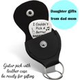 thumbnail image 3 of Púa de guitarra para hija, padres, púas de guitarra, aniversario, cumpleaños, regalo para hija, hueco, acero inoxidable, regalos de cumpleaños para músico, hija, regalos de papá, mamá, regalos de Navi, 3 of 3