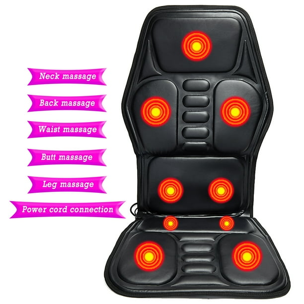 SAYFUT 9 Intensity 9 Mode Electric Heated Vibrating Back Neck Lumbar Full Body Massager Car Seat