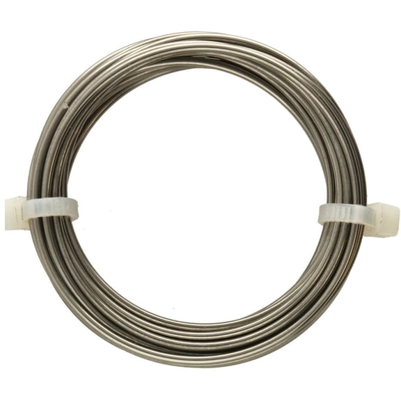 The Beadsmith Stainless Steel Wire – 316L Grade, Tarnish Resistant, Round Shape, 16-gauge, 2-Meter Coil – For Jewelry Making, Sculptures, Models, Gardening, Electrical & Industrial Crafts & Hobbies